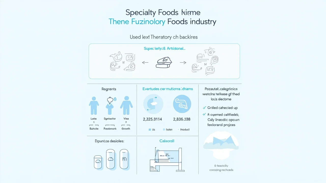 Speziallebensmittel-Branchen-Infografik